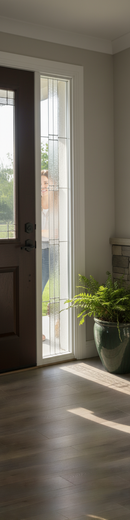 Premium Elegant White Composite Sidelight for Stunning Entrances, Low Maintenance and Thermally Efficient Design