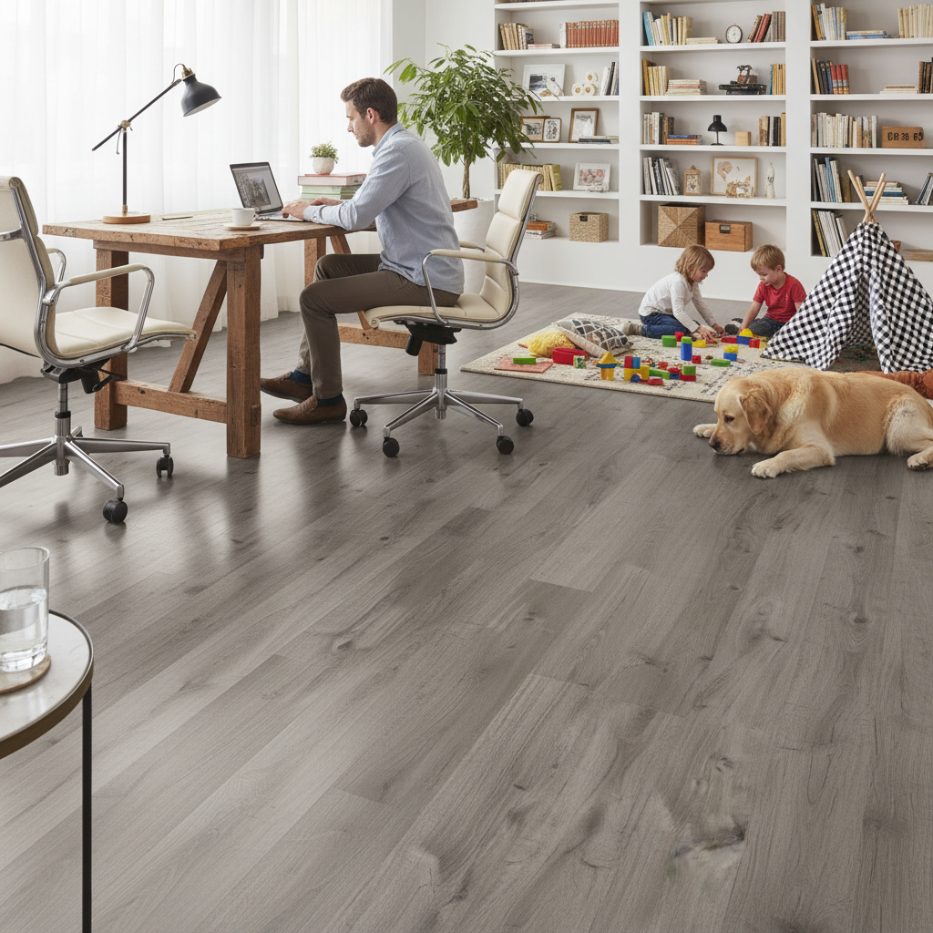 8mm High Gloss Laminate Flooring with Aqua Protect