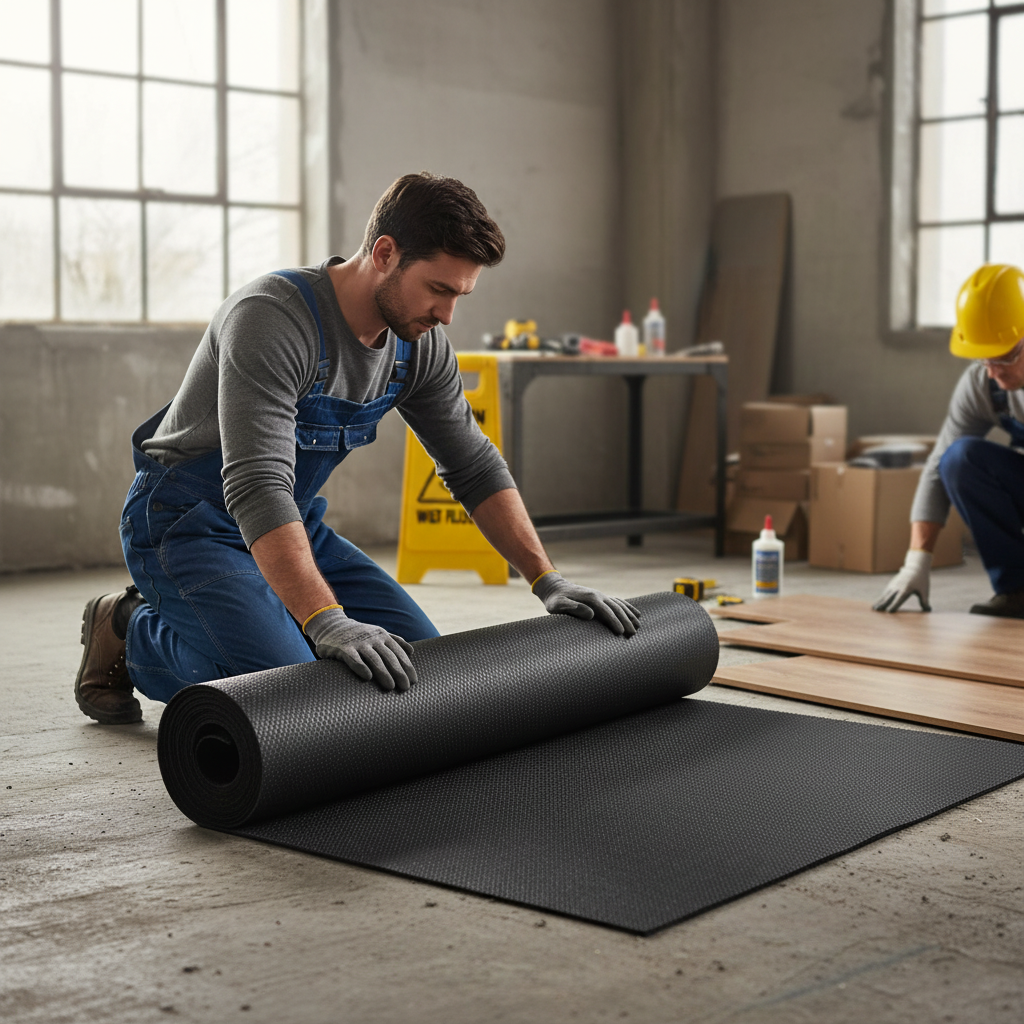 1mm XPS Foam Underlay Roll for Vinyl and SPC Flooring
