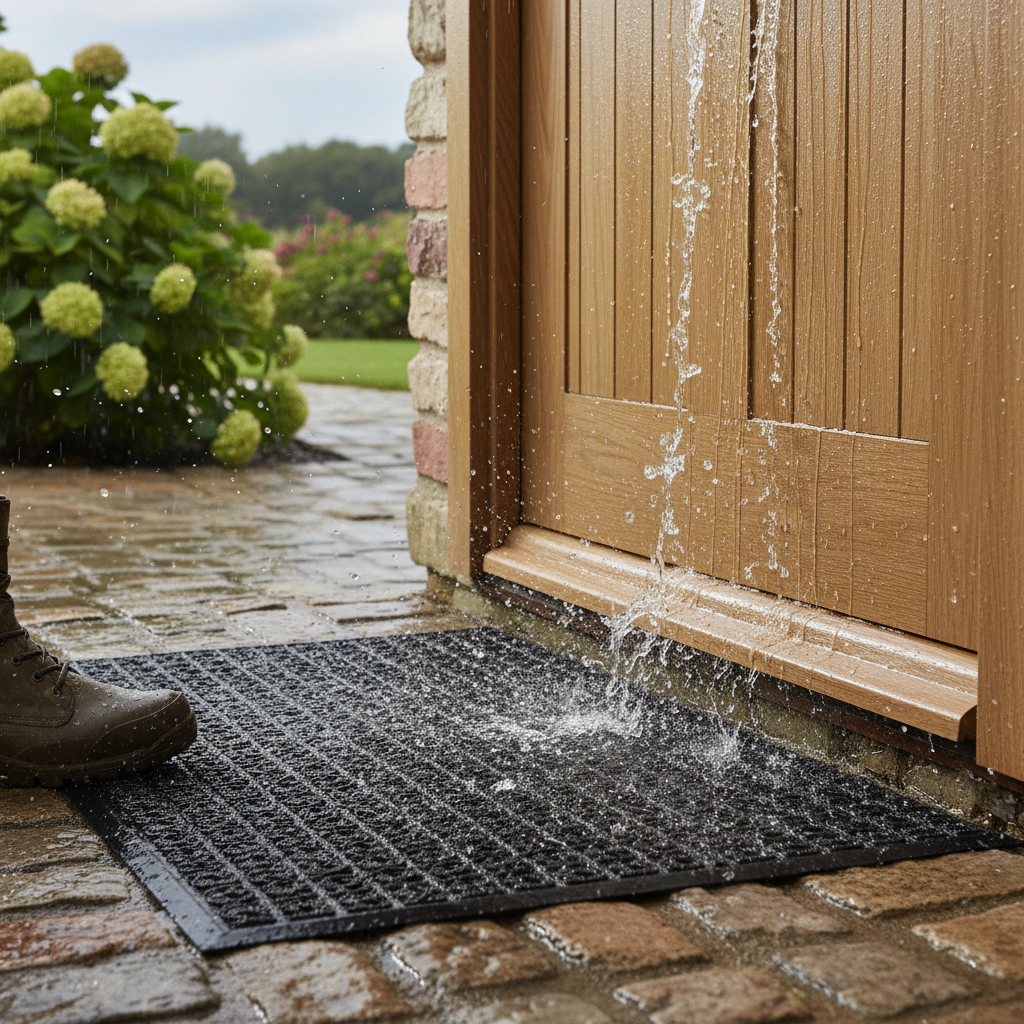 Unfinished Weather Bar 915mm for Exterior Doors - Solid O...