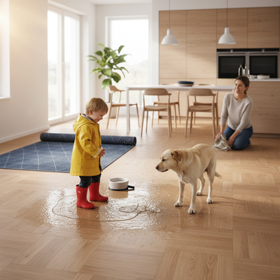 Aqua Pro Oak Milano Water-Resistant 8mm Laminate Flooring