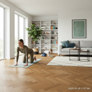 Natural Brushed Oak Herringbone 14mm UV Oiled Engineered ...