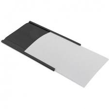 Industrial Profile C Magnetic Label Holders With Card & Acetate  Pack of 100 - 200mm