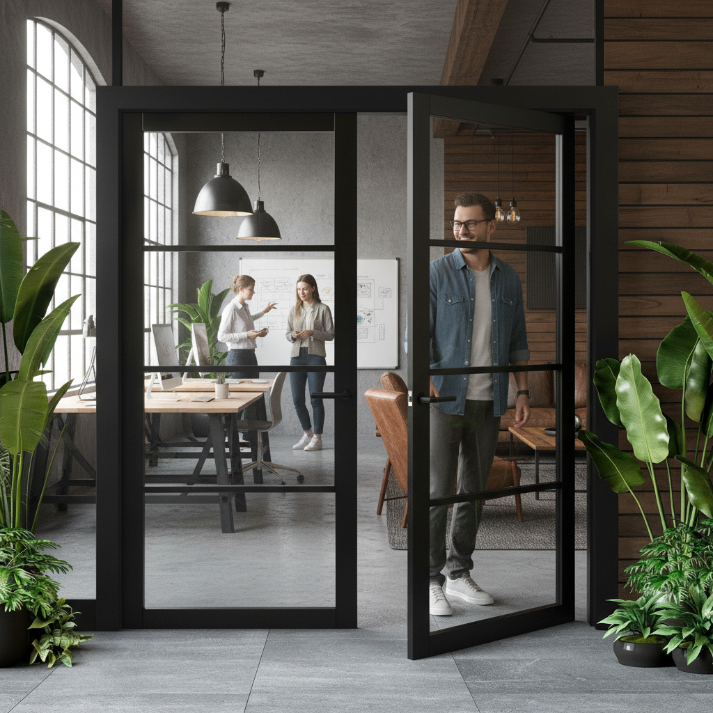 Internal Fully Finished Industrial Studio 4 Light Glazed ...