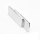 Commercial Neodymium Bar Self-Adhesive 25mm Silver Magnets N35 Grade - Pack of 10