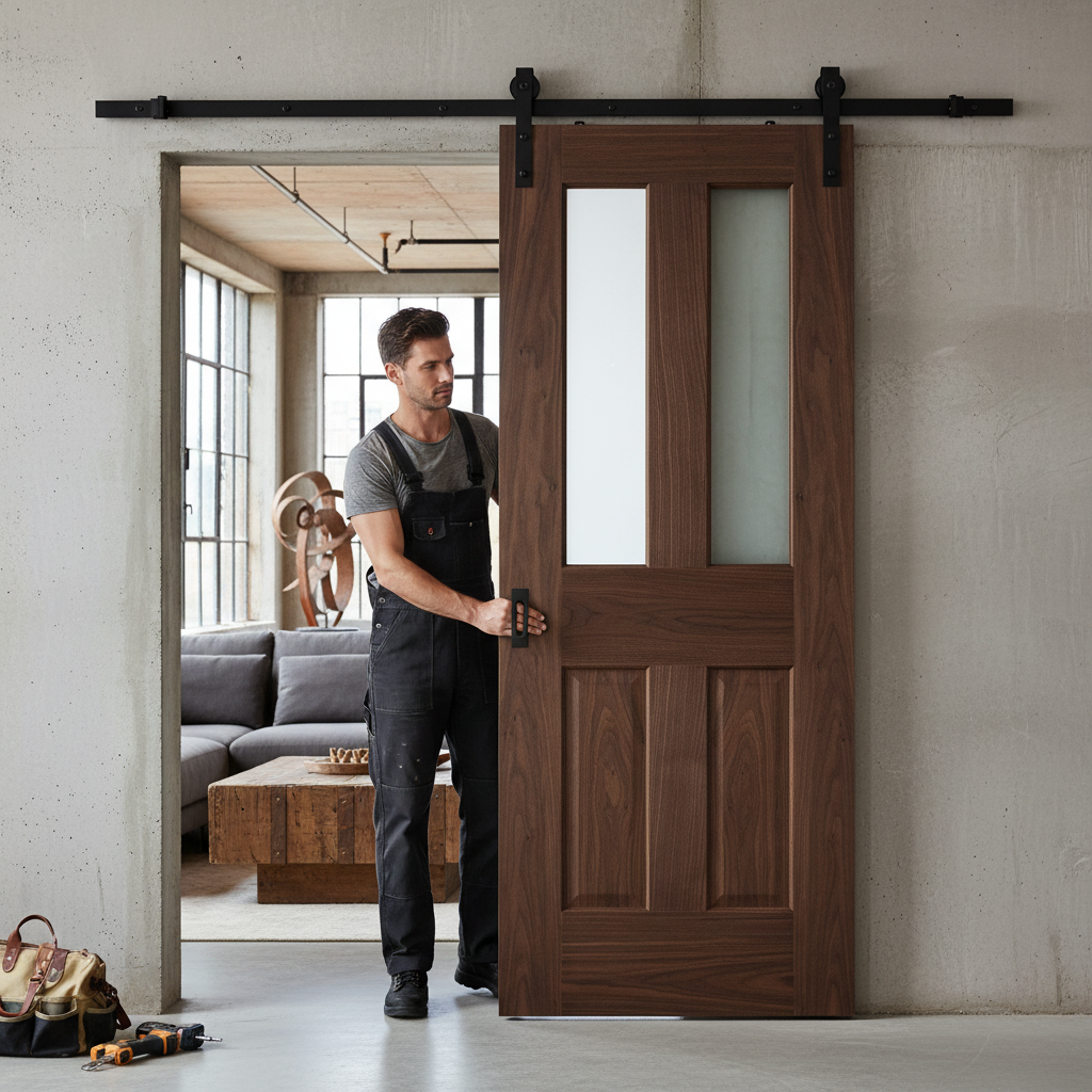 Fully Finished Victorian 1 Light Sliding Door