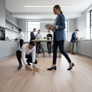 2mm UV Coated Luxury Vinyl Flooring with Classic Oak Effect