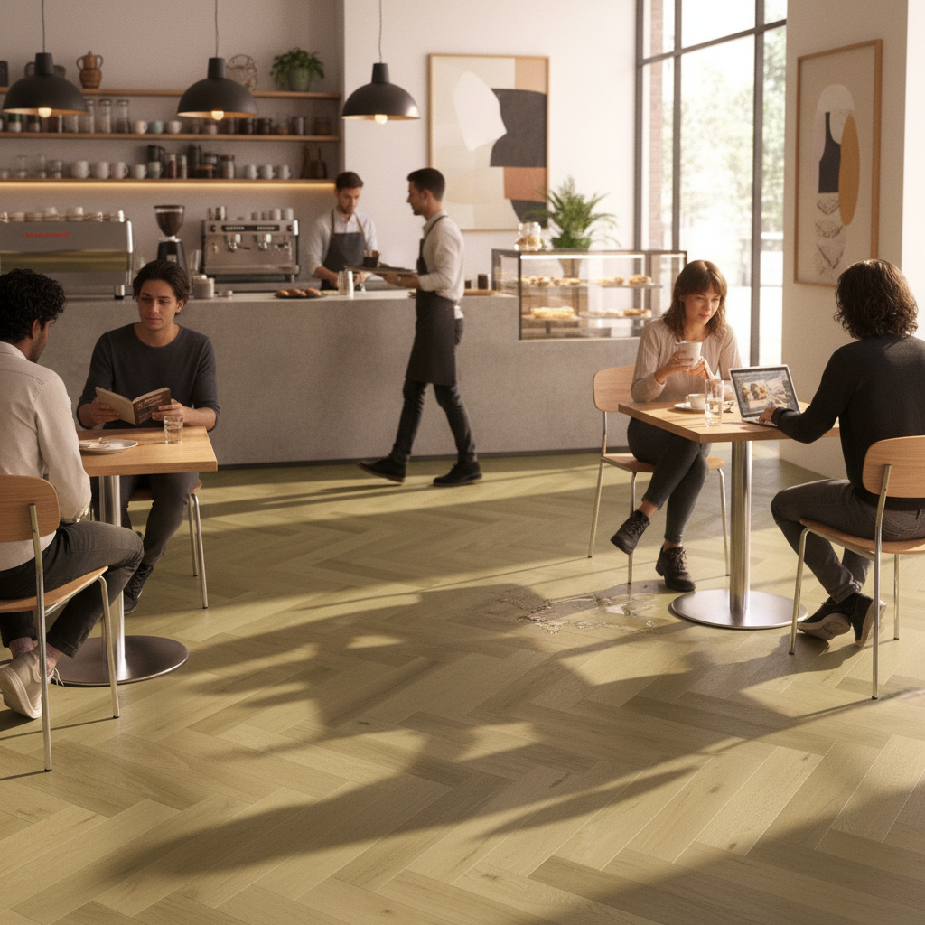 Premium Waterproof Engineered Real Wood Flooring with Natural Oak Finish and Rigid Core Technology for Modern Living