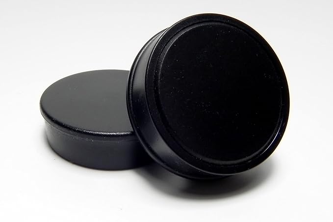 Professional Black Plastic Superpower Marker Magnets 38mm Diameter