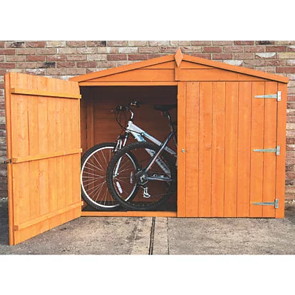 Heavy Duty Apex Timber Bike Store Reliable Solution For Bicycle Storage