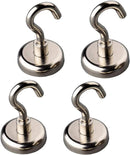 High-Performance Neodymium Silver Zinc Pot With Hook Pack of 5 - 44mm