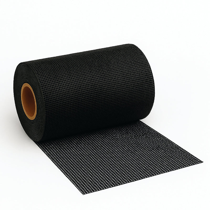 Black Woven Aluminium Fly Screen - Insect Mesh for Windows & Doors