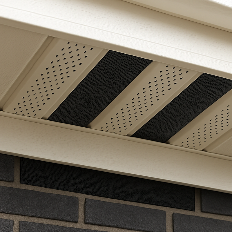 Black Woven Aluminium Fly Screen - Insect Mesh for Windows & Doors