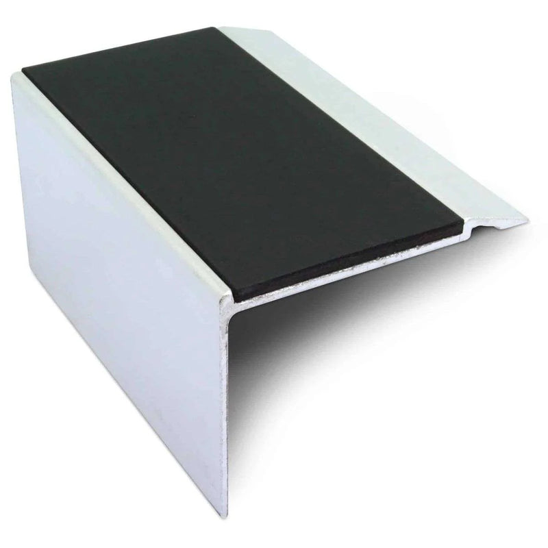 Heavy-Duty 72 x 55mm Stair Nosing with PVC Insert DDA Compliant