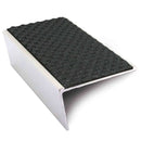 Heavy-Duty Tredsafe Stair Nosing Non-Slip Aluminium with PVC Grip