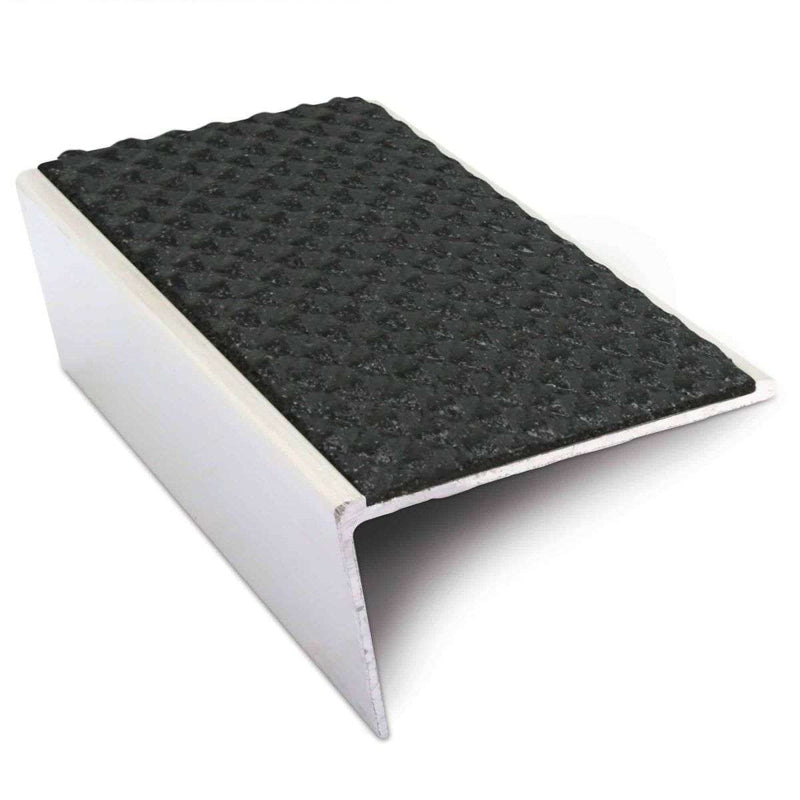 Heavy-Duty Tredsafe Stair Nosing Non-Slip Aluminium with PVC Grip