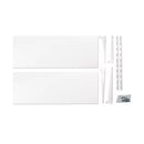 High Durable 2-Tier Powder-Coated Steel Bookshelf Kit Storage For Home & Offices