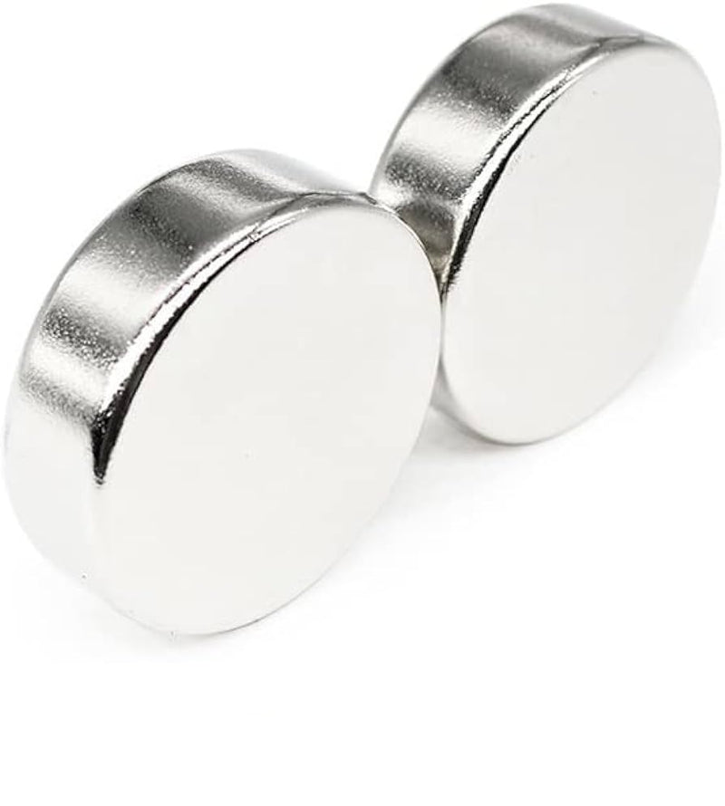 Industrial 10-Pack Silver Neodymium 6mm Disc Magnets N35 Grade