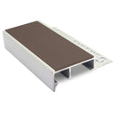 Slimline Tile-In Stair Nosing Non-Slip Durable Aluminium with PVC Insert 2.8m