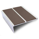 Aluminium Non Slip Stair Nosing 93 x 32mm Profile with PVC Insert