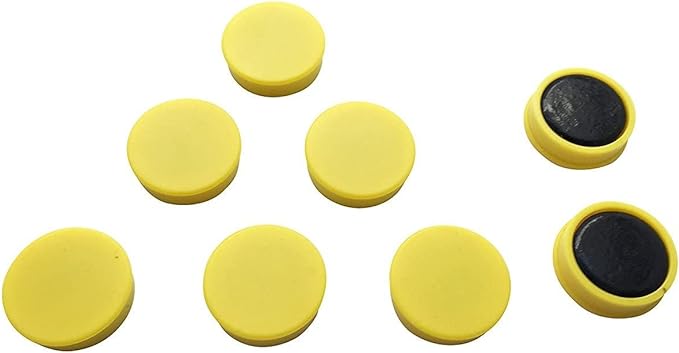 High-Durable 8mm Medium Marker Magnets - Pack of 20