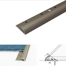 Premium 10mm Anodised Aluminium Carpet Trim Durable Easy-to-Install for Vinyl & Hard Flooring