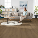 Premium Comfort Luxe Plus 12mm Laminate Flooring with Natural Oak Effect and Built-In Cork Underlay for Enhanced Comfort