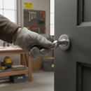 Premium Stylish Lever on Round Rose - Perfect Finishing Touch for Any Door - High-Quality Professional Grade for Industrial and Commercial Applicat...