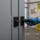 Studio Bathroom WC Turn and Release Lock - Matt Black Finish