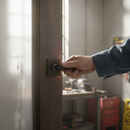 Square WC Turn and Release Set in Matt Black Finish