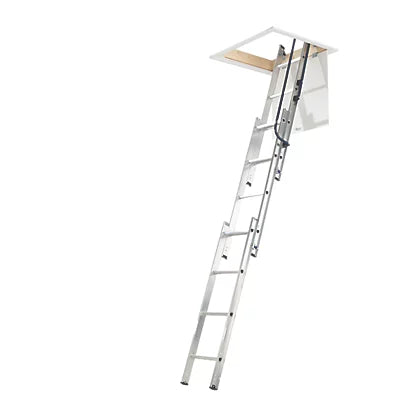 Industrial Quality Aluminium Loft Ladder For Domestic Applications - 3.12m