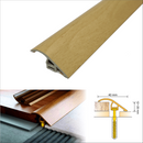 Premium 40mm Wood Effect Door Threshold Ramp Noise-Reducing Easy Install Moisture-Proof Floor Trim for Laminate Tile & Carpet