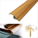 Premium 40mm Wood Effect Door Threshold Ramp Noise-Reducing Easy Install Moisture-Proof Floor Trim for Laminate Tile & Carpet