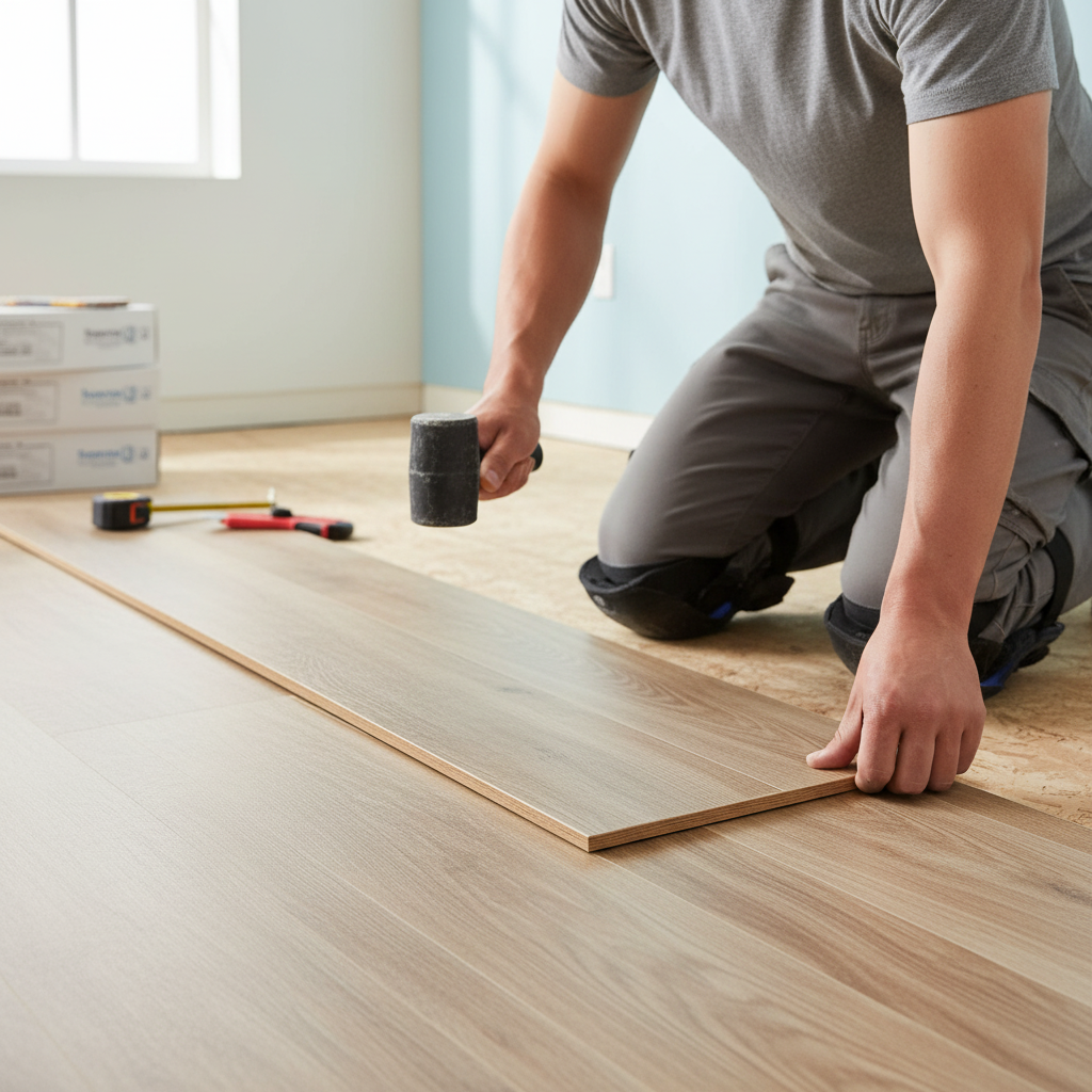 5mm Embossed Purecoat Rigid Core Vinyl Flooring - Rustic ...