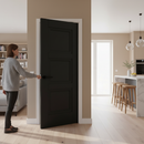 Internal Fully Finished Jet Black Elegance Door - Solid Core