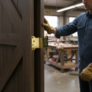 Heavy Duty Ball Bearing Hinge 102mm - Brass Finish