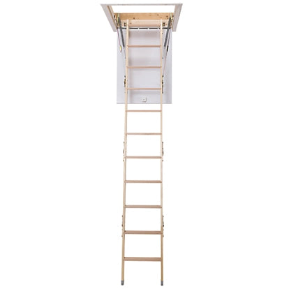 Professional Grade Timber Space Saving Loft Ladder Kit - 2.76m