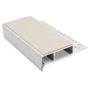 Slimline Tile-In Stair Nosing Non-Slip Durable Aluminium with PVC Insert 2.8m