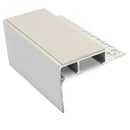 Heavy-Duty Non-Slip Tile-In Stair Nosing Premium Aluminium with PVC Grip Safe & Durable