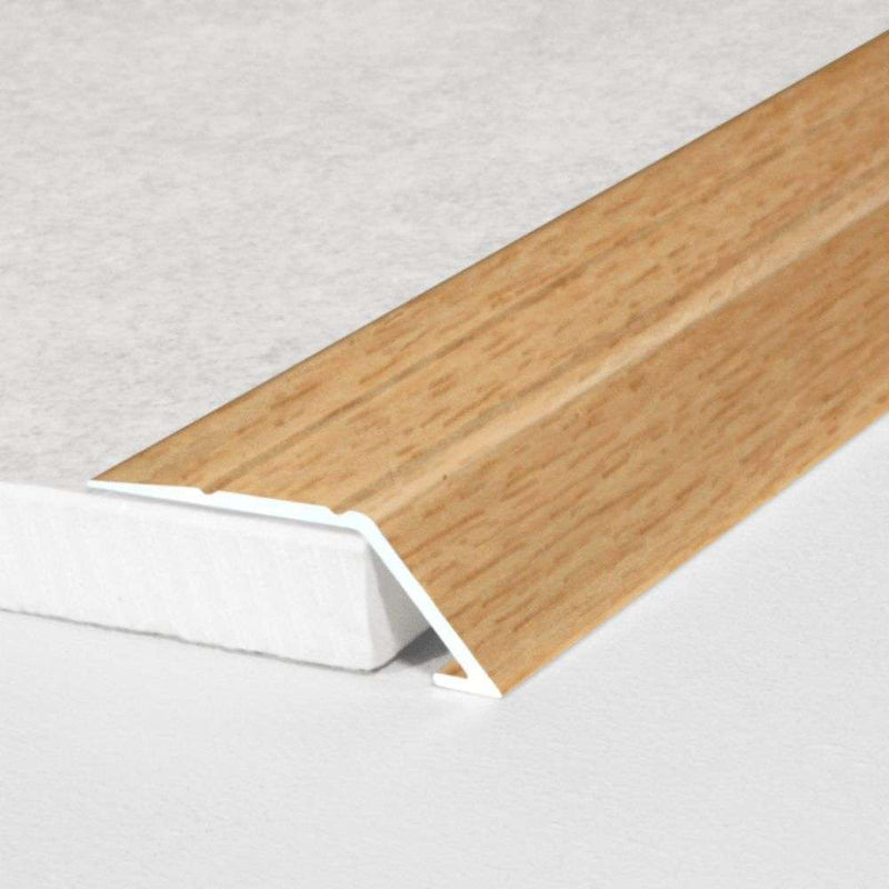 Premium Aluminium Wood Effect Self-Adhesive Door Threshold Ramp Quick & Simple Installation Perfect for Home & Office