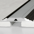 High-Performance 50mm Anodised Aluminium Non-Slip Door Threshold Strip Durable Easy Install for Floors & Stairs Premium Quality Invisible Finish