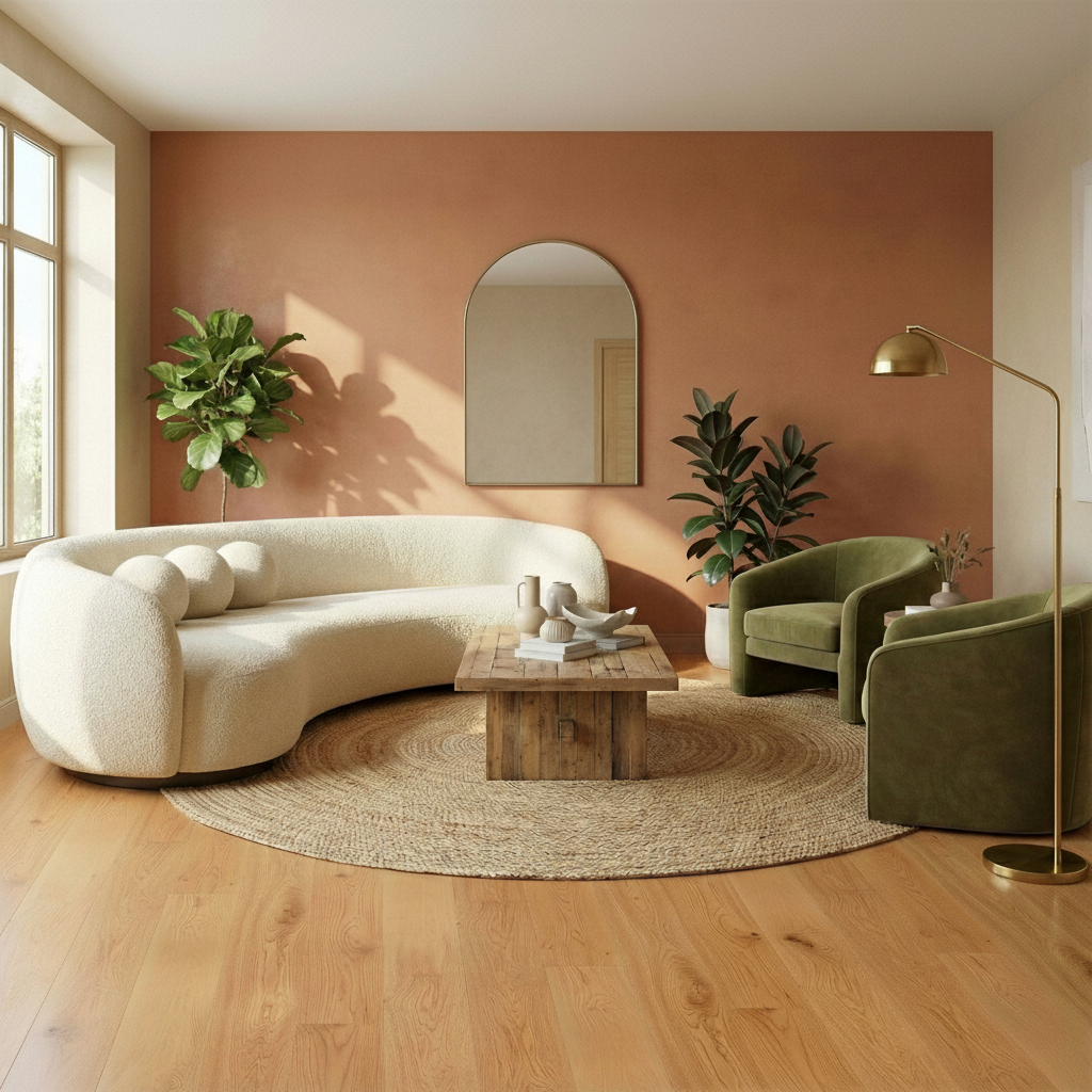 18mm Solid Oak Flooring with Brushed UV Lacquer Finish