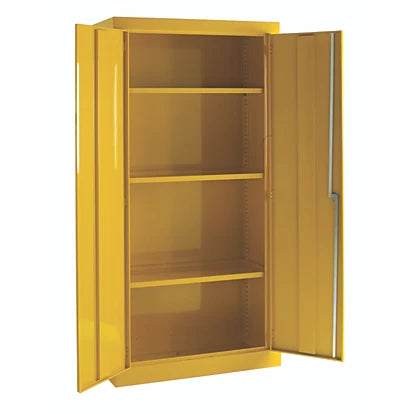 High Quality Yellow Steel Hazardous Substance  Cabinet - 915mm