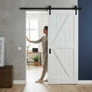 White Internal Primed Barn FLB Sliding Door
