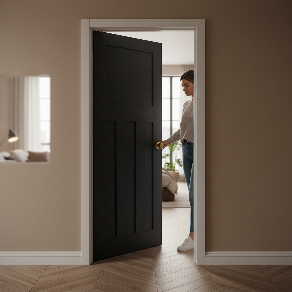 Internal Fully Finished Oak DX Fire Door - Custom Sizes, ...