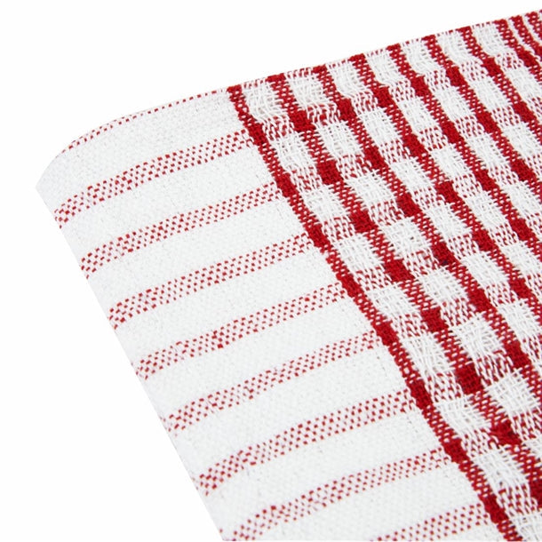 Vogue Wonderdry Red Tea Towels (Pack 10)