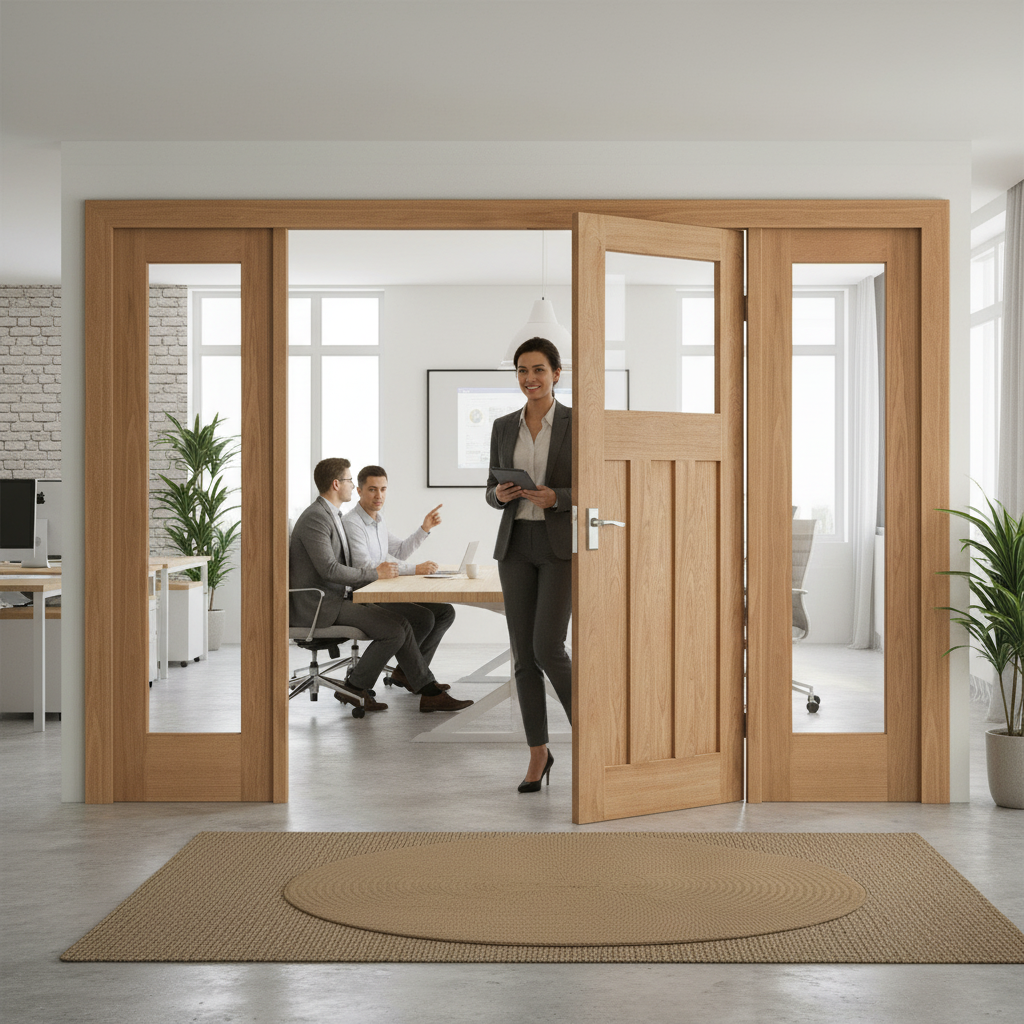 Vintage-Style Internal Room Divider Set