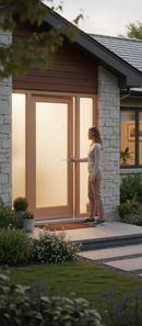 Premium Unfinished External Door with Large Unglazed Panel and Glazing Beads for Customization