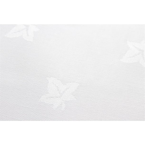 Luxury Luxor Napkins Ivy Leaf White Cotton