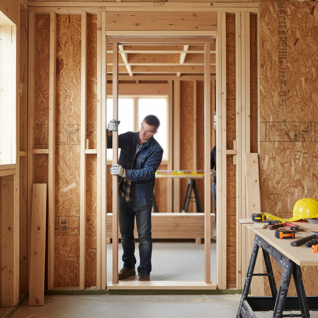 Hardwood External Timber Door Frame and Cill